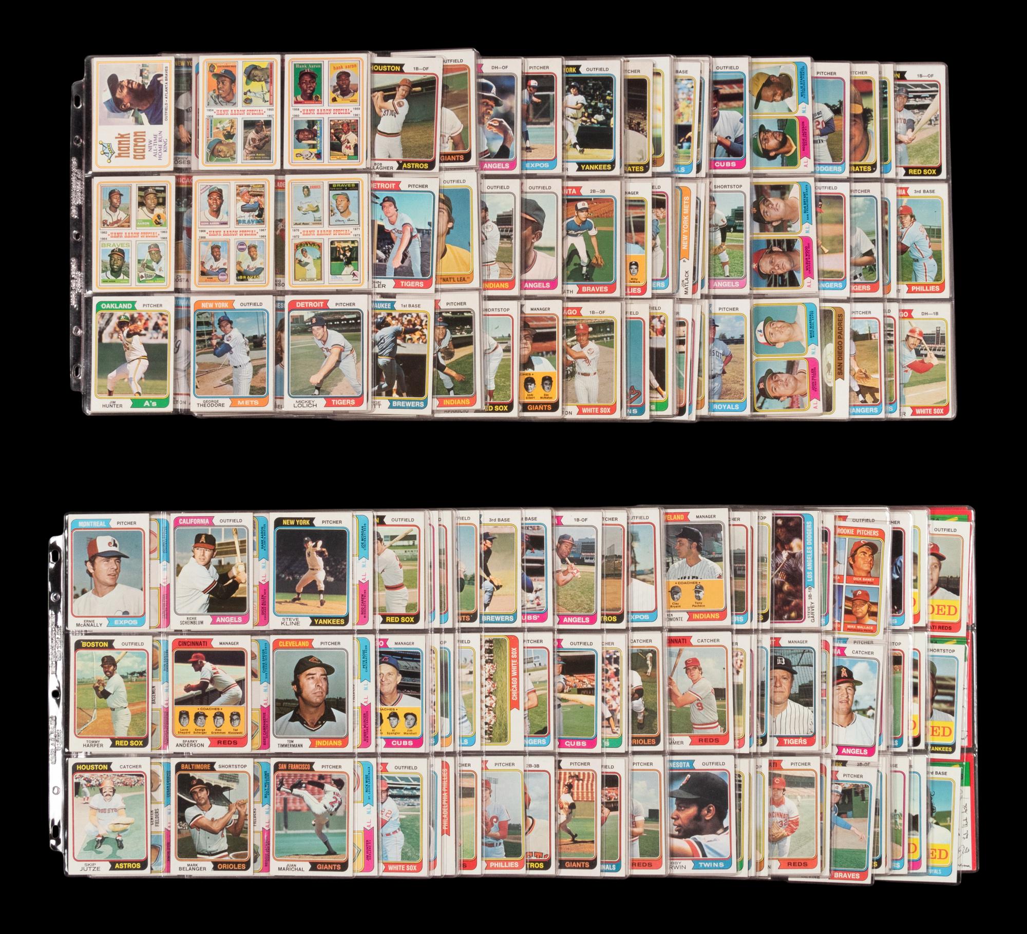 A Complete Set of 1974 Topps Baseball Cards (660/660)