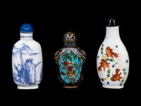 Three Chinese Snuff Bottles