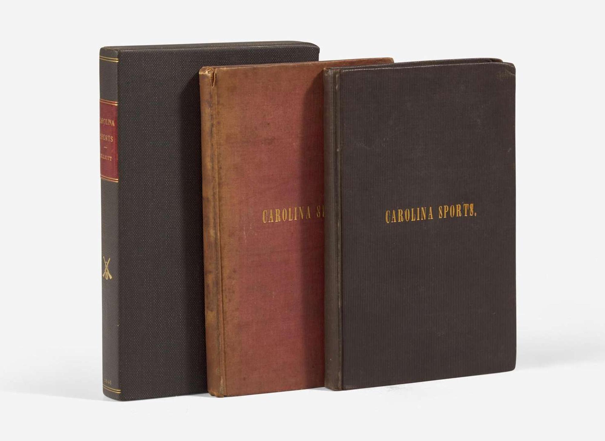 [Fishing] Elliott, W(illia)m.: Carolina Sports, by Land and Water; Including Incidents of Devil-Fishing, &c.