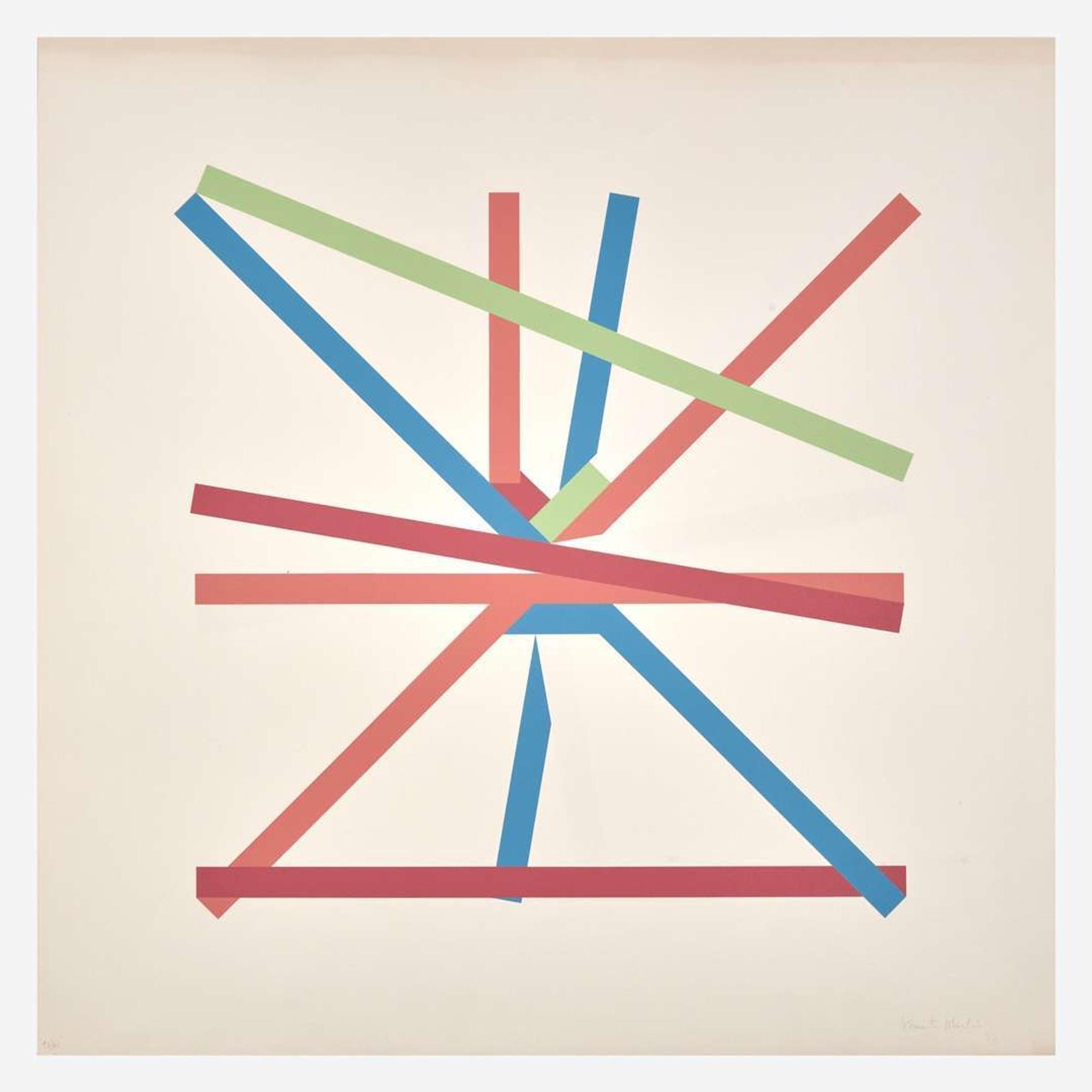 Kenneth Martin (British, 1905–1984) Rotation Frankfurt IV; together with two companions