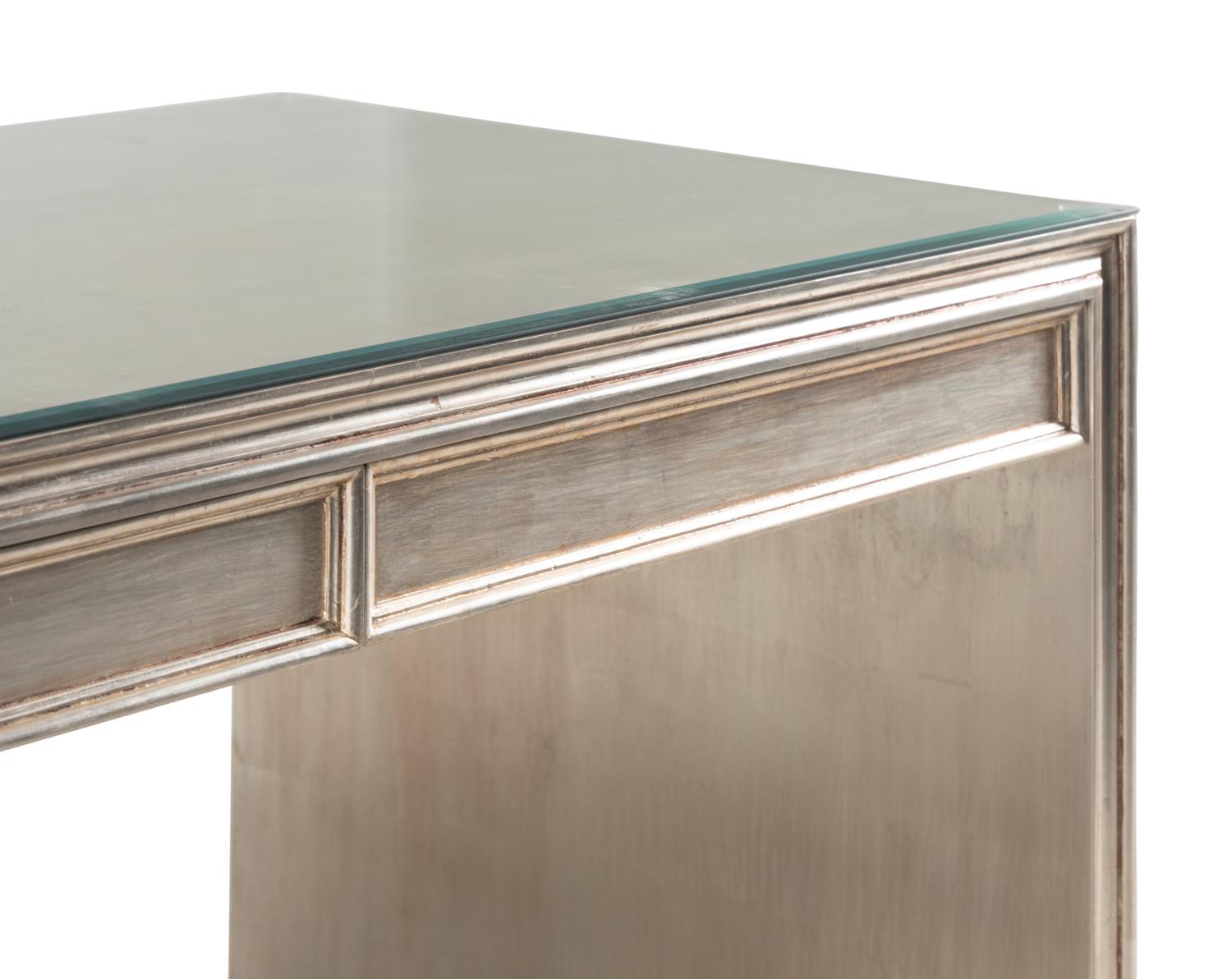 A Silvered Wood Dressing Table