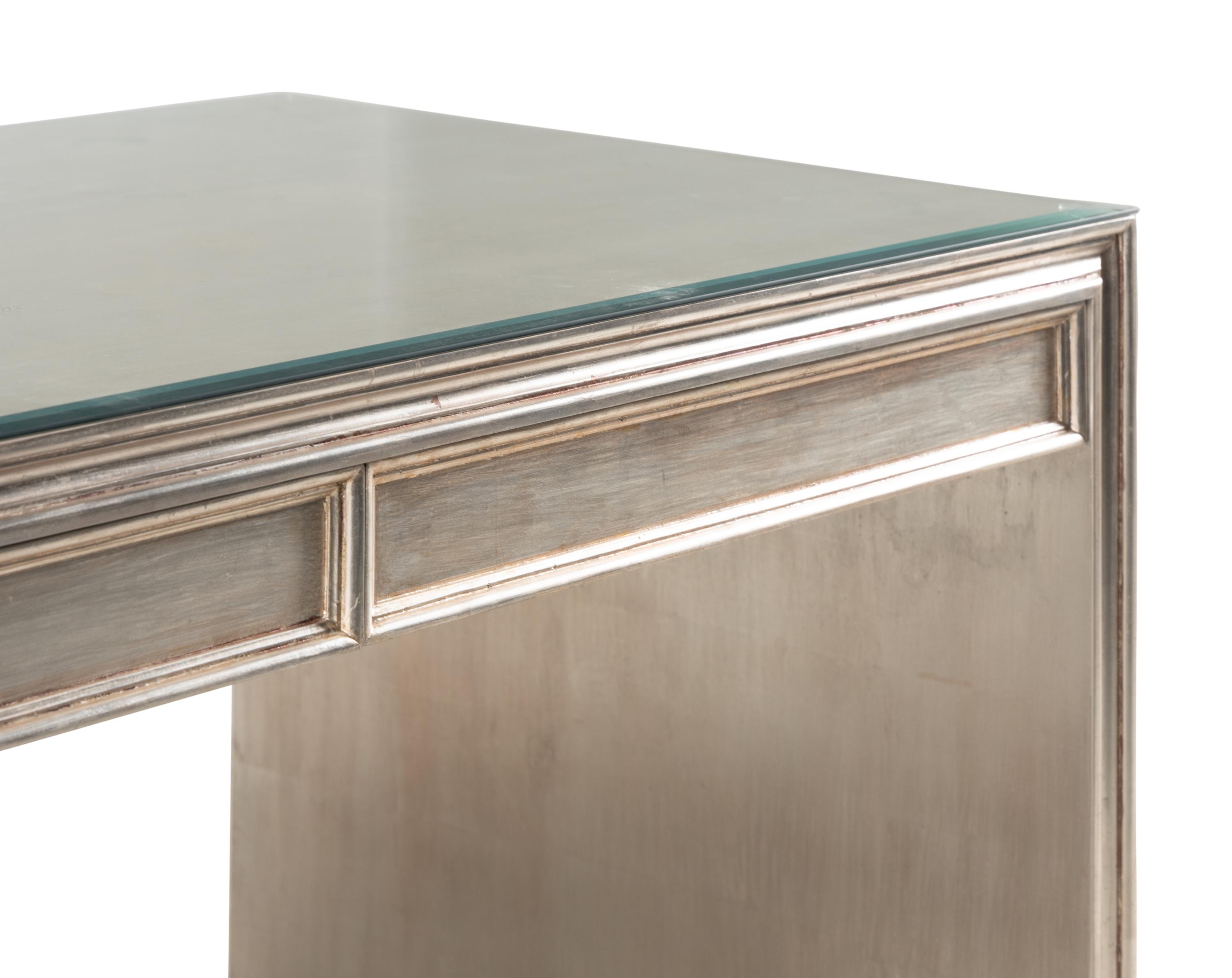 A Silvered Wood Dressing Table