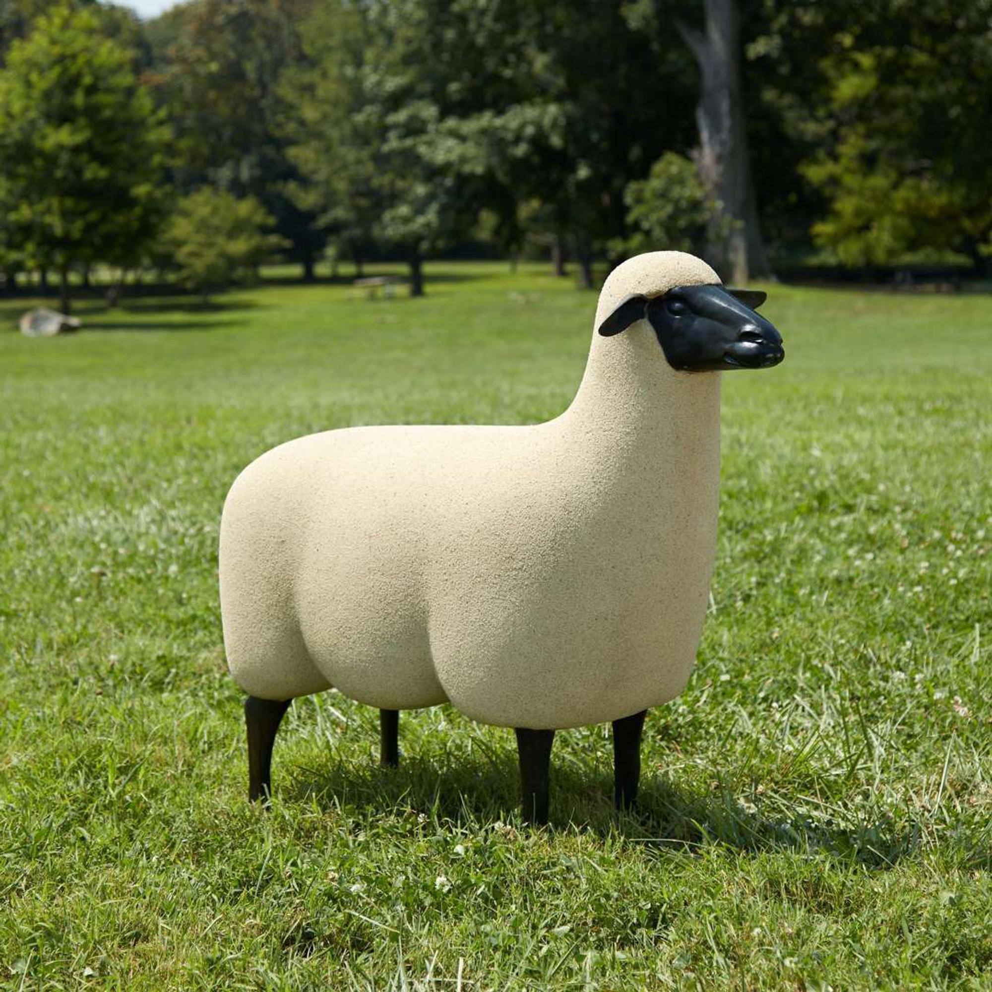 François-Xavier Lalanne (French, 1927-2008) Two Moutons de Pierre
