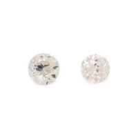 TWO OLD EUROPEAN CUT DIAMONDS