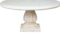 A Neoclassical Style Cast Stone Outdoor Dining Table — 20TH CETNURY