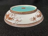 A Chinese enameled eggshell porcelain "Winter Landscape" dish, signed Yu Wenxiang, and a vase 薄胎瓷盘及人物画瓷瓶 20th century ????