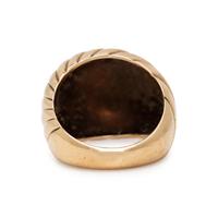 YELLOW GOLD BOMBE RING