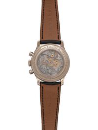 ROGER DUBUIS, 18K WHITE GOLD PERPETUAL CALENDAR CHRONOGRAPH 'HOMMAGE' WATCH