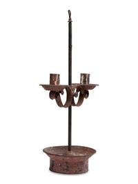 An American Tin Adjustable Candleholder
