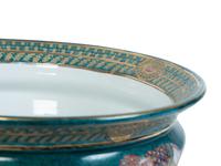 An Indian Hand-Painted Porcelain Center Bowl — 20TH CENTURY