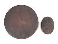 Four Oval Pantry Boxes in Old Paint