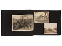 Americana Album containing approx. 350 photographs documenting the journey of the Liberty Bell from Philadelphia to San Francisco for the Panama-Pacific Exposition. 1915.