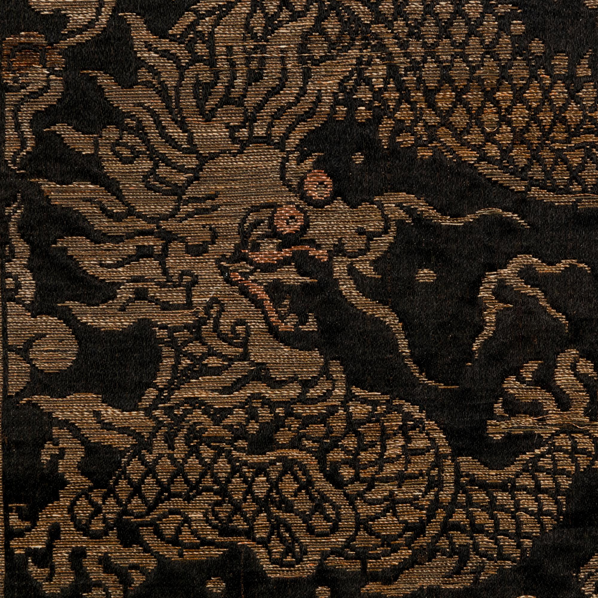 Three Chinese Silk Brocade Panels, 19th-20th Century 清晚期 織錦三幅