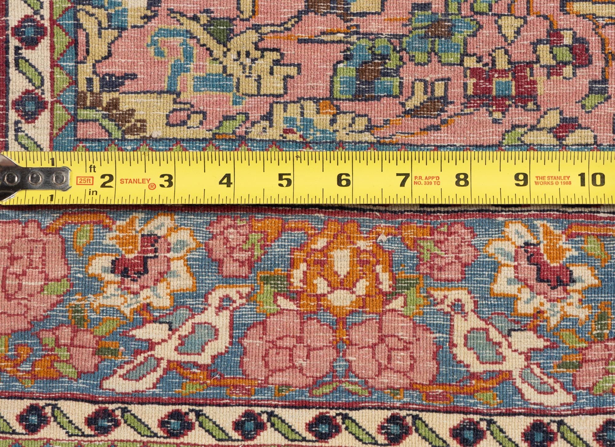 A Kirman Silk and Wool Prayer Rug