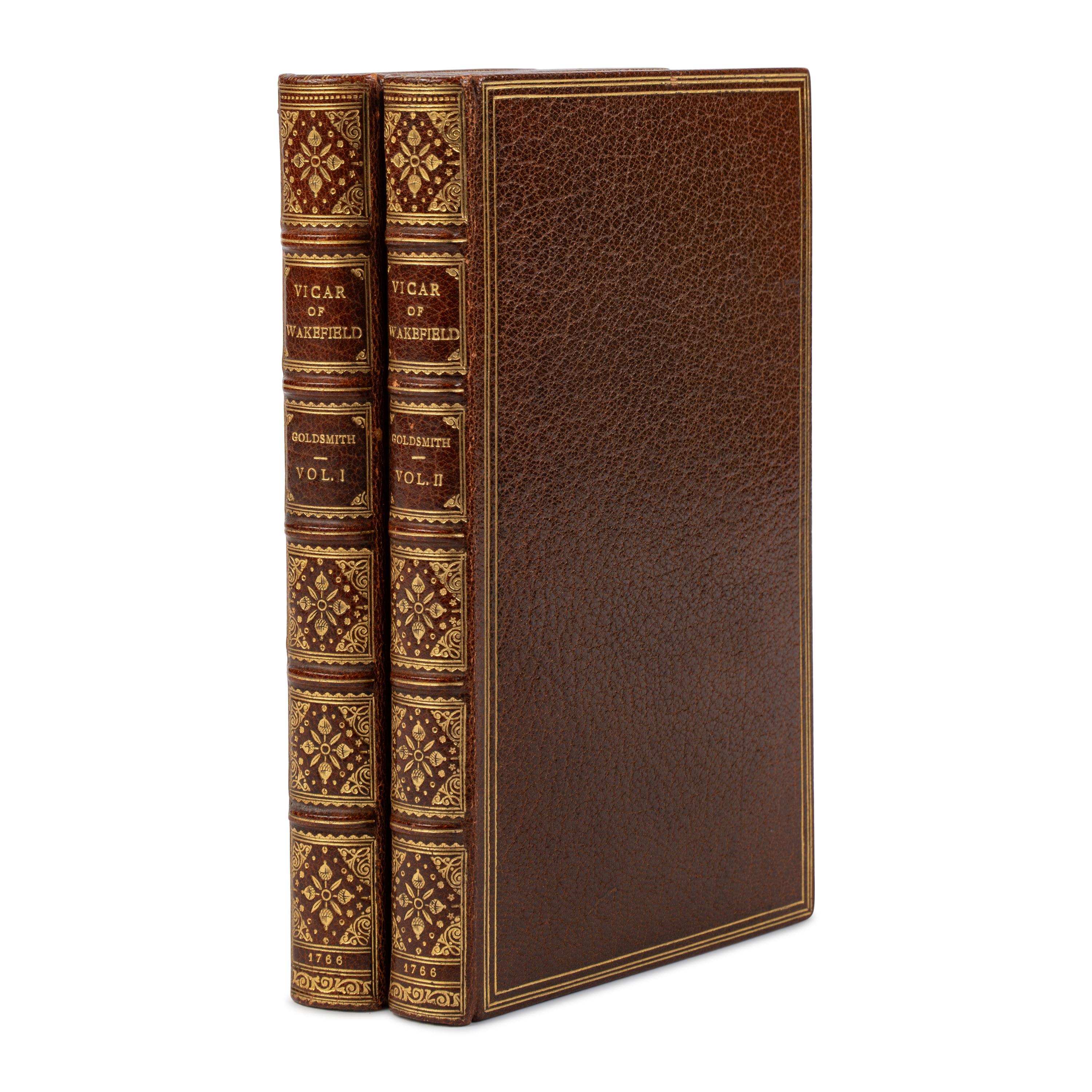 Goldsmith, Oliver (1728-1774). The Vicar of Wakefield: A Tale . Salisbury: Printed by B. Collins for F. Newbery, 1766.