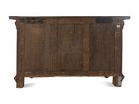 An Italian Baroque Grain-Painted Console Cabinet