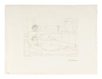 Le Repos du sculpteur II (from La Suite Vollard ), 1933