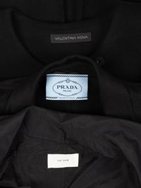 Three Designer Coats: Prada, The Row, Valentina Kova, 2000-10s