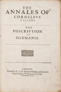 [History] The Annales of Cornelius Tacitus. The Description of Germanie