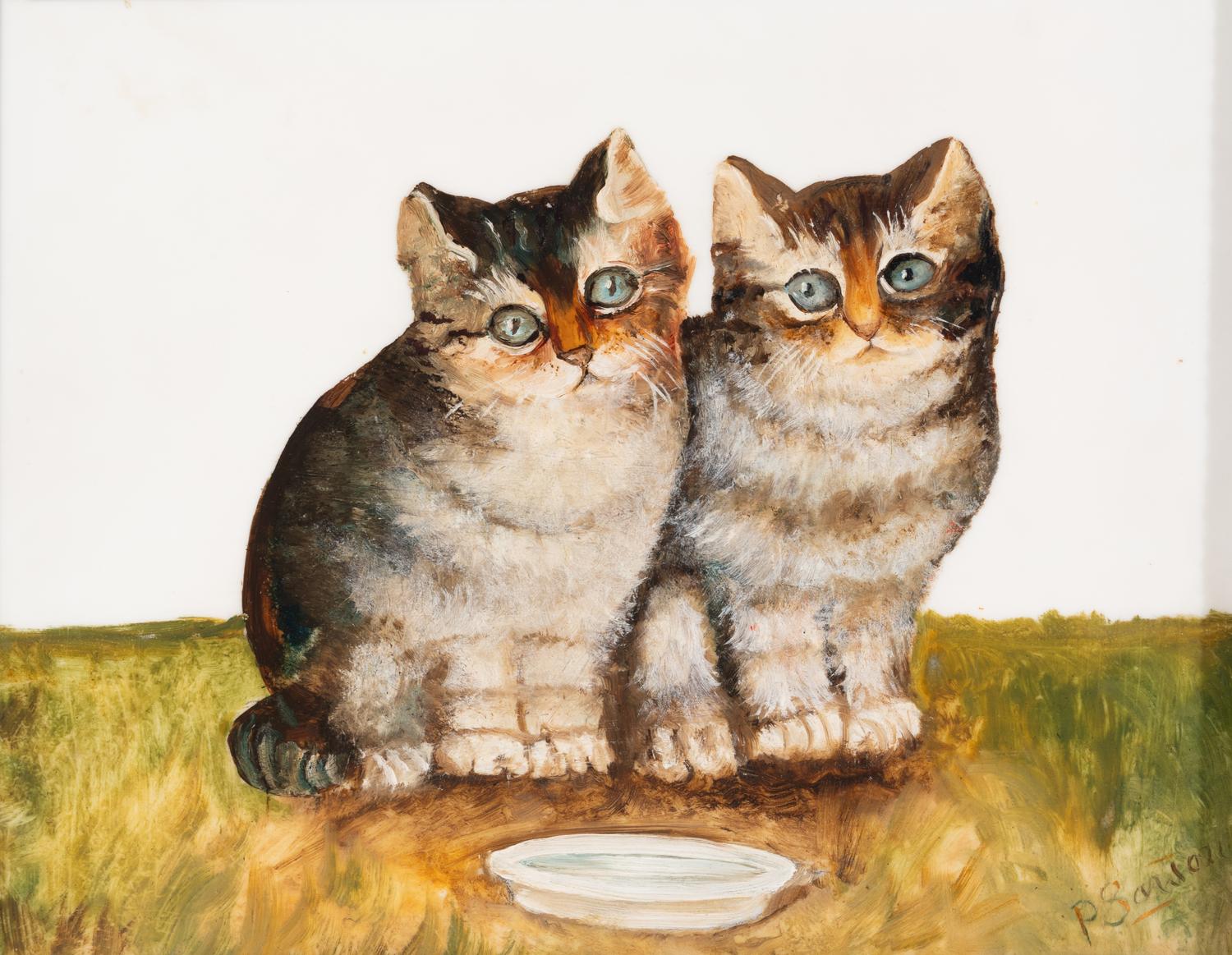 An English Painting on Glass