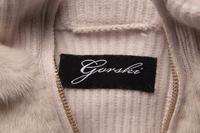 Gorski Knitted Mink and Cashmere Zip-Front Jacket