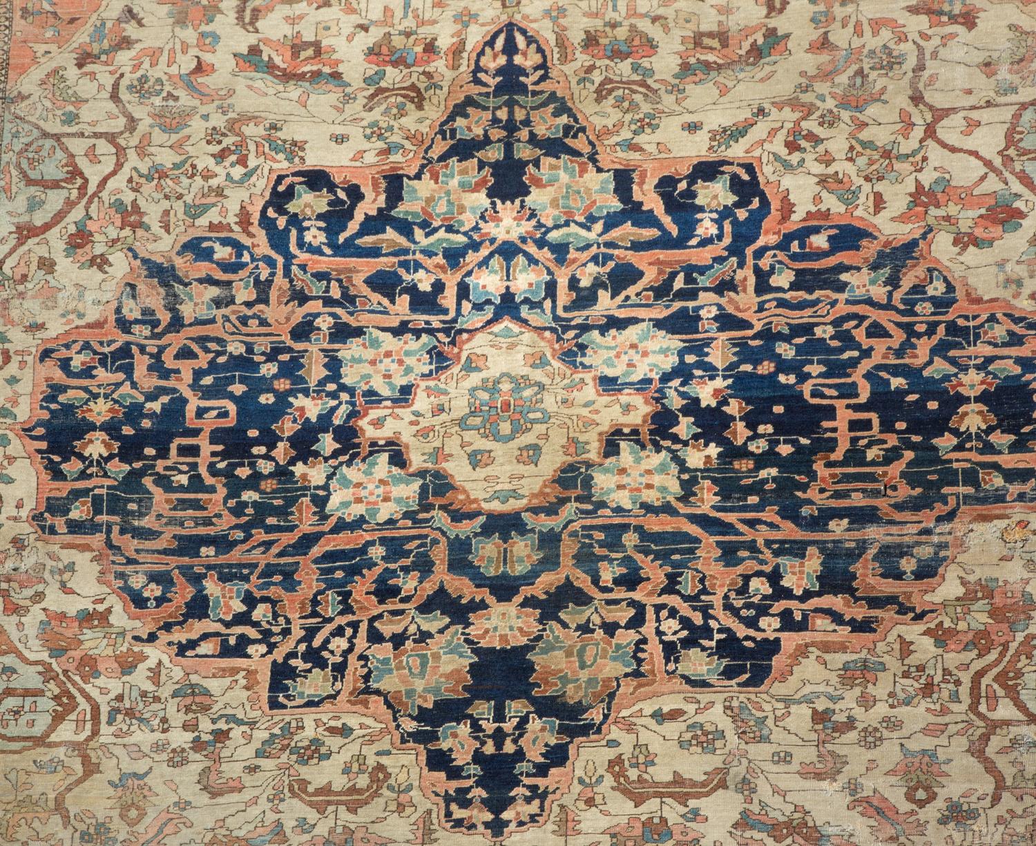 A Fereghan Sarouk Wool Carpet