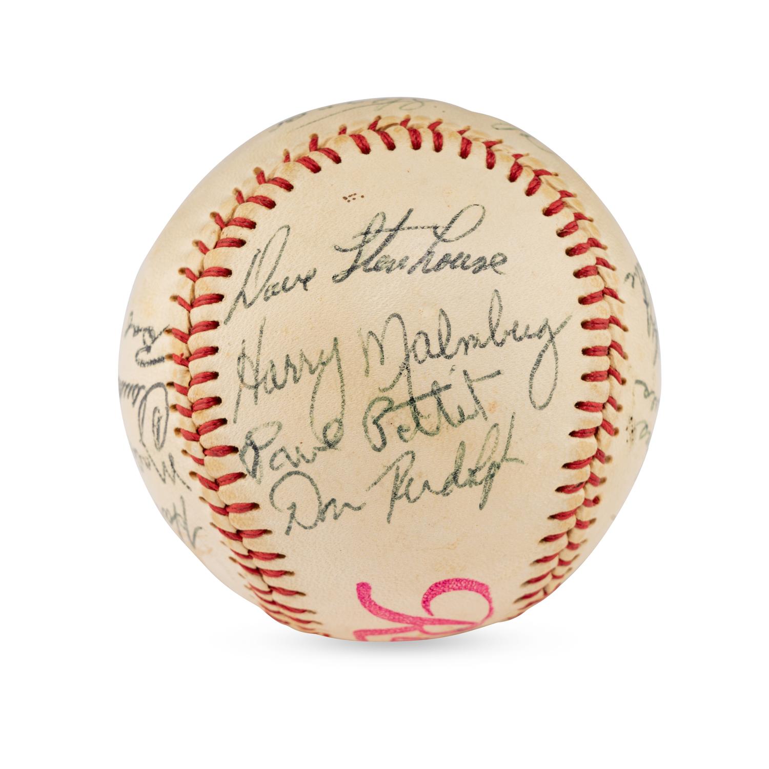 A 1959 Seattle Rainers Team Signed Autograph Baseball (JSA Letter of Authenticity)