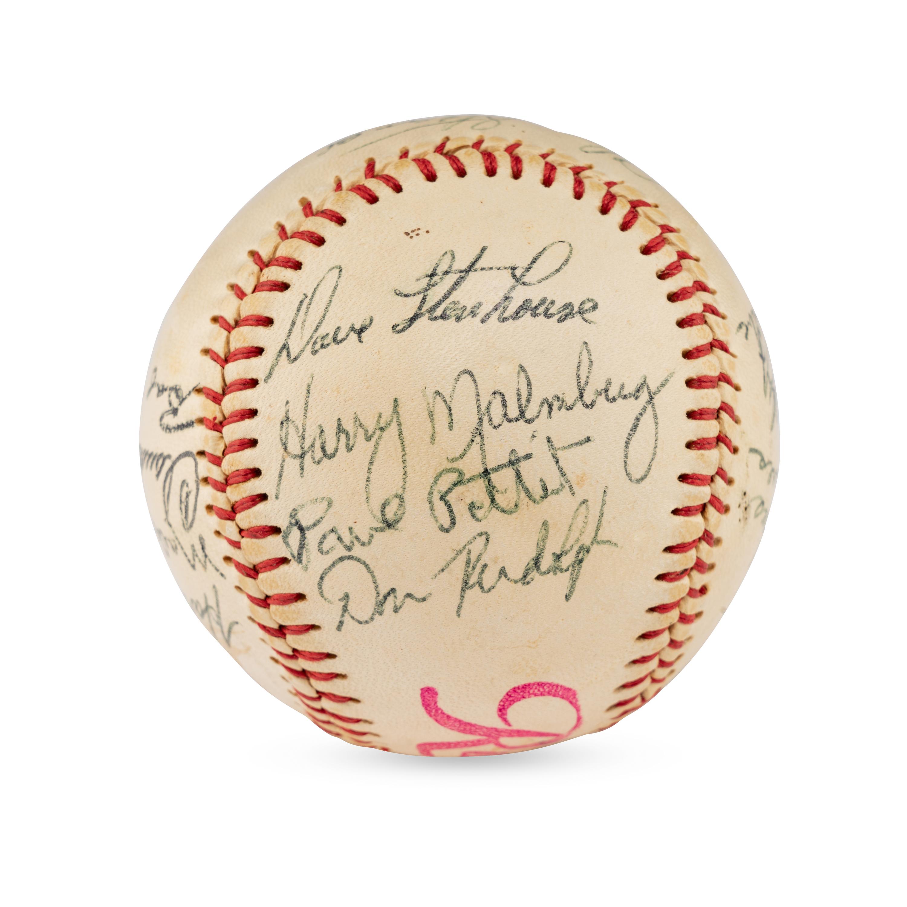 A 1959 Seattle Rainers Team Signed Autograph Baseball (JSA Letter of Authenticity)