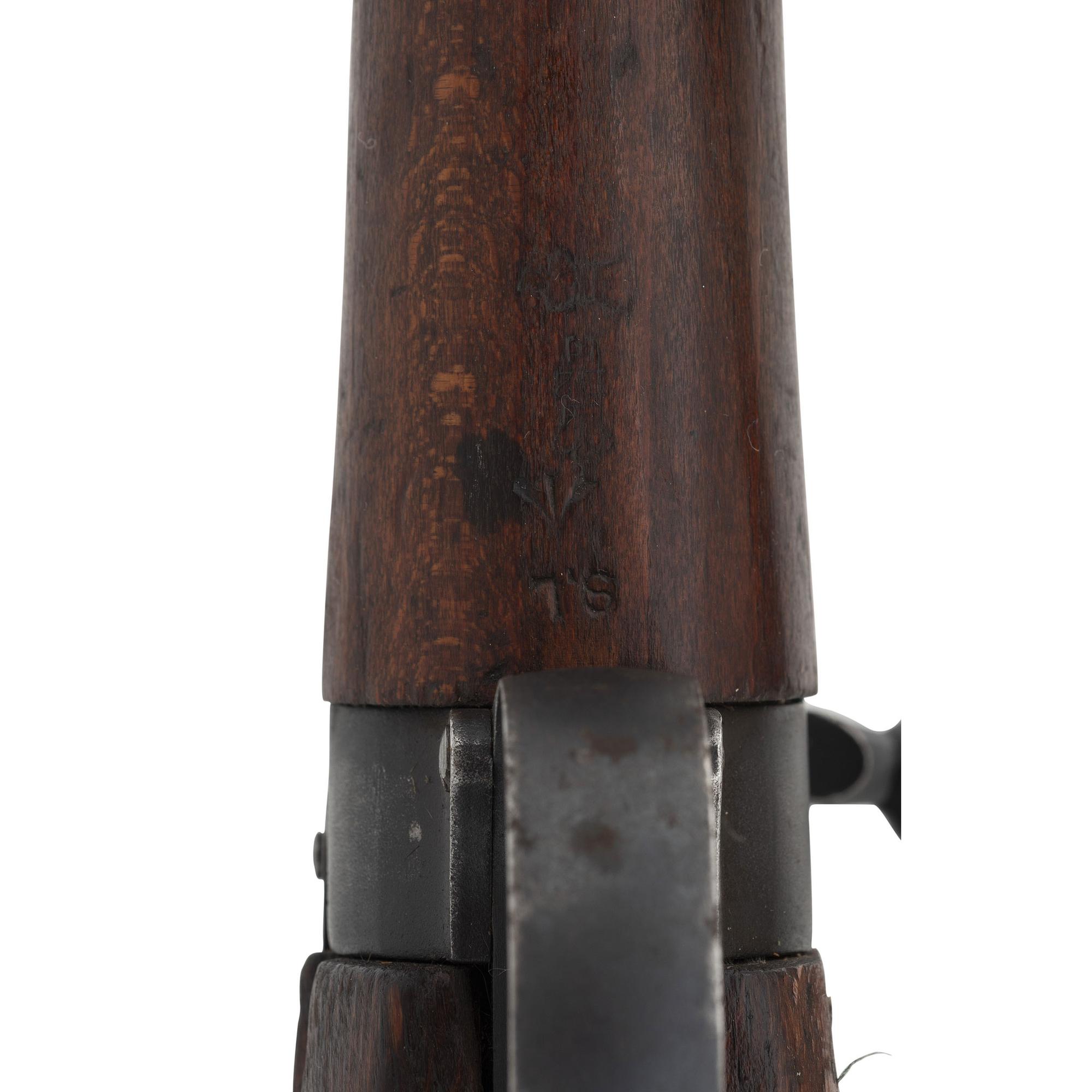 ** WWII-era Enfield R.O.F.M. No.4 Mk.1 Rifle in Sniper Configuration with Accessories and Scope