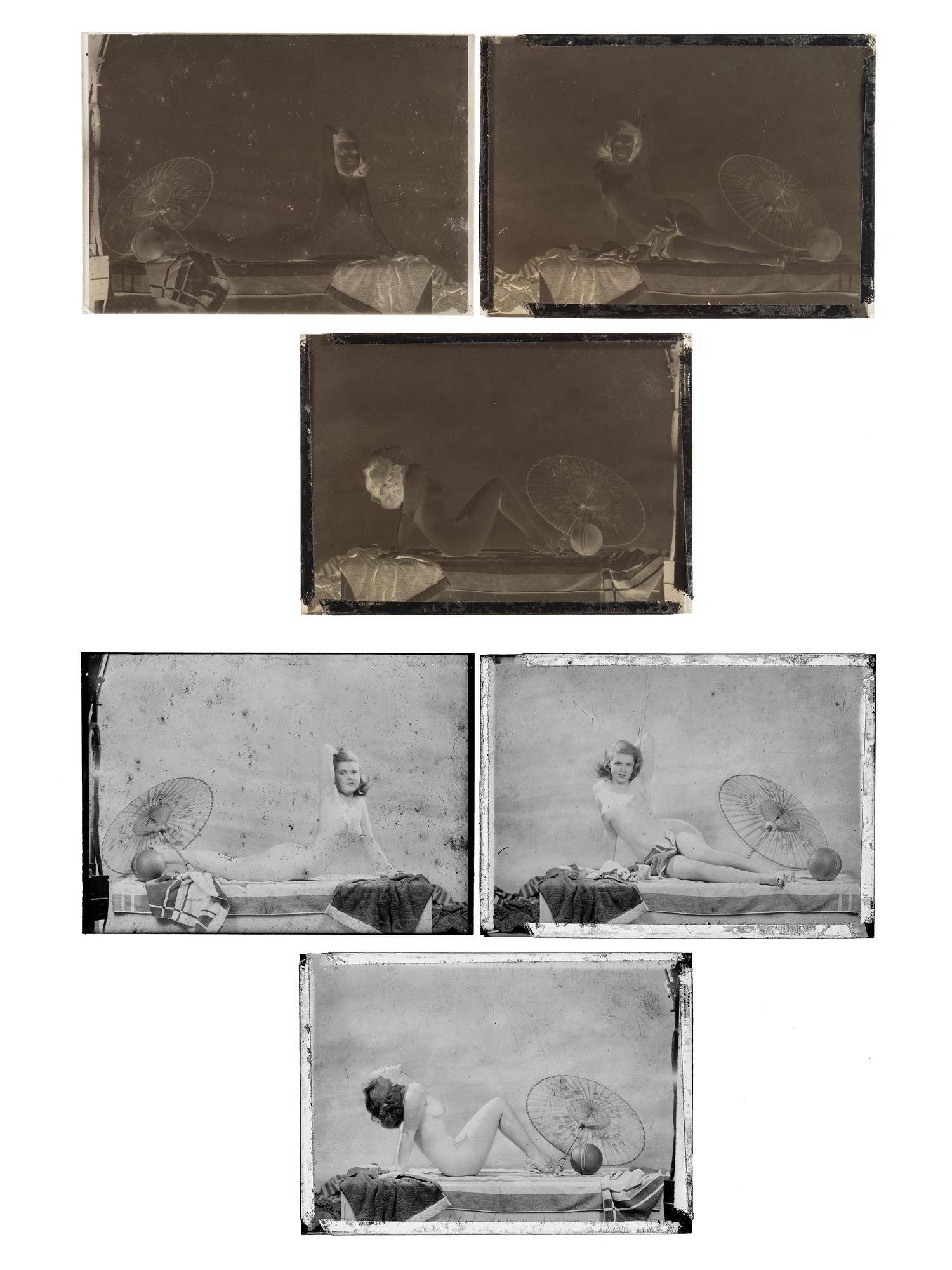 JOHNSTON, Alfred Cheney (1885-1971). Large photographic archive of glass negatives and prints. Ca 1910s-1920s.