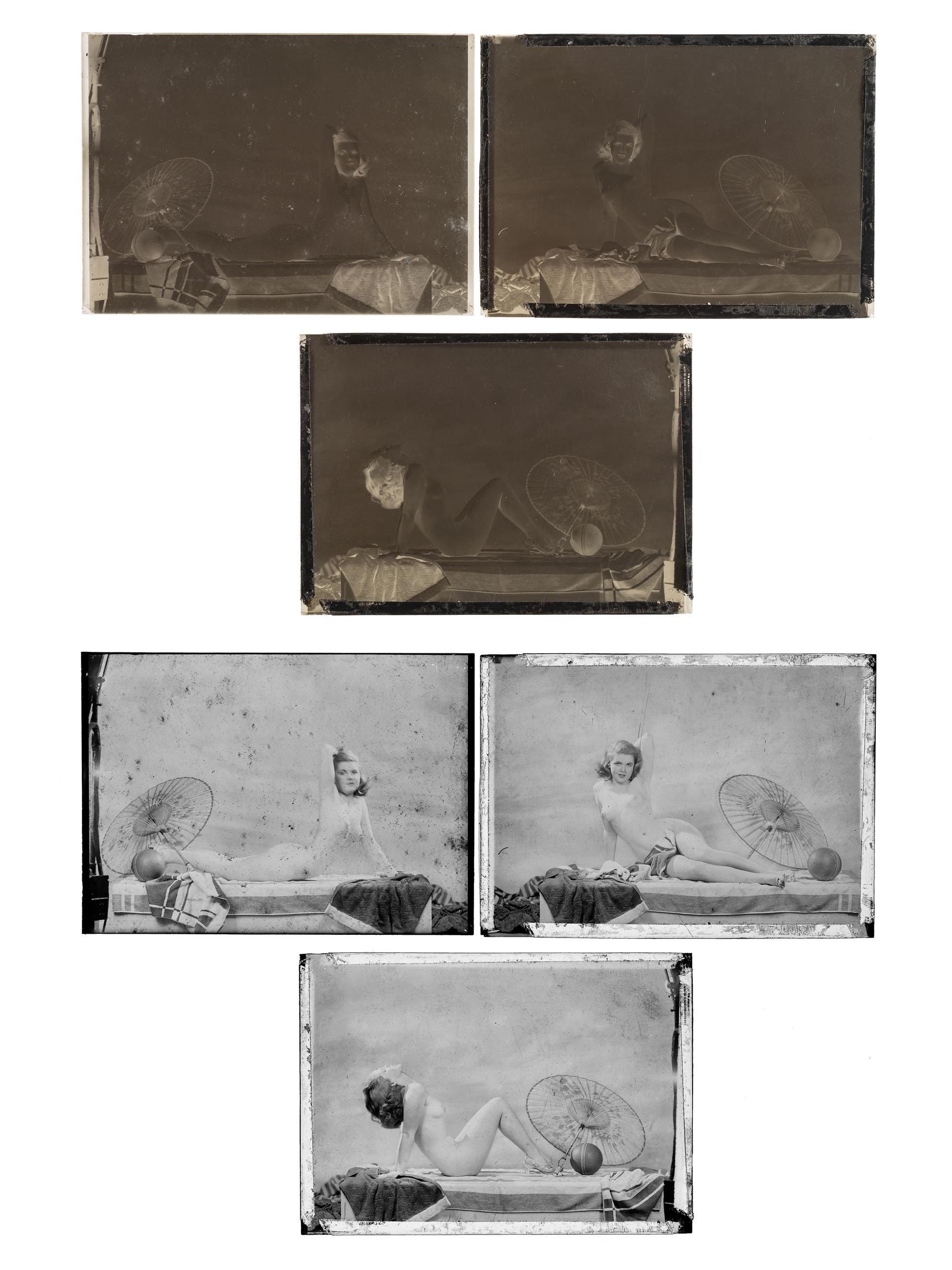 JOHNSTON, Alfred Cheney (1885-1971). Large photographic archive of glass negatives and prints. Ca 1910s-1920s.