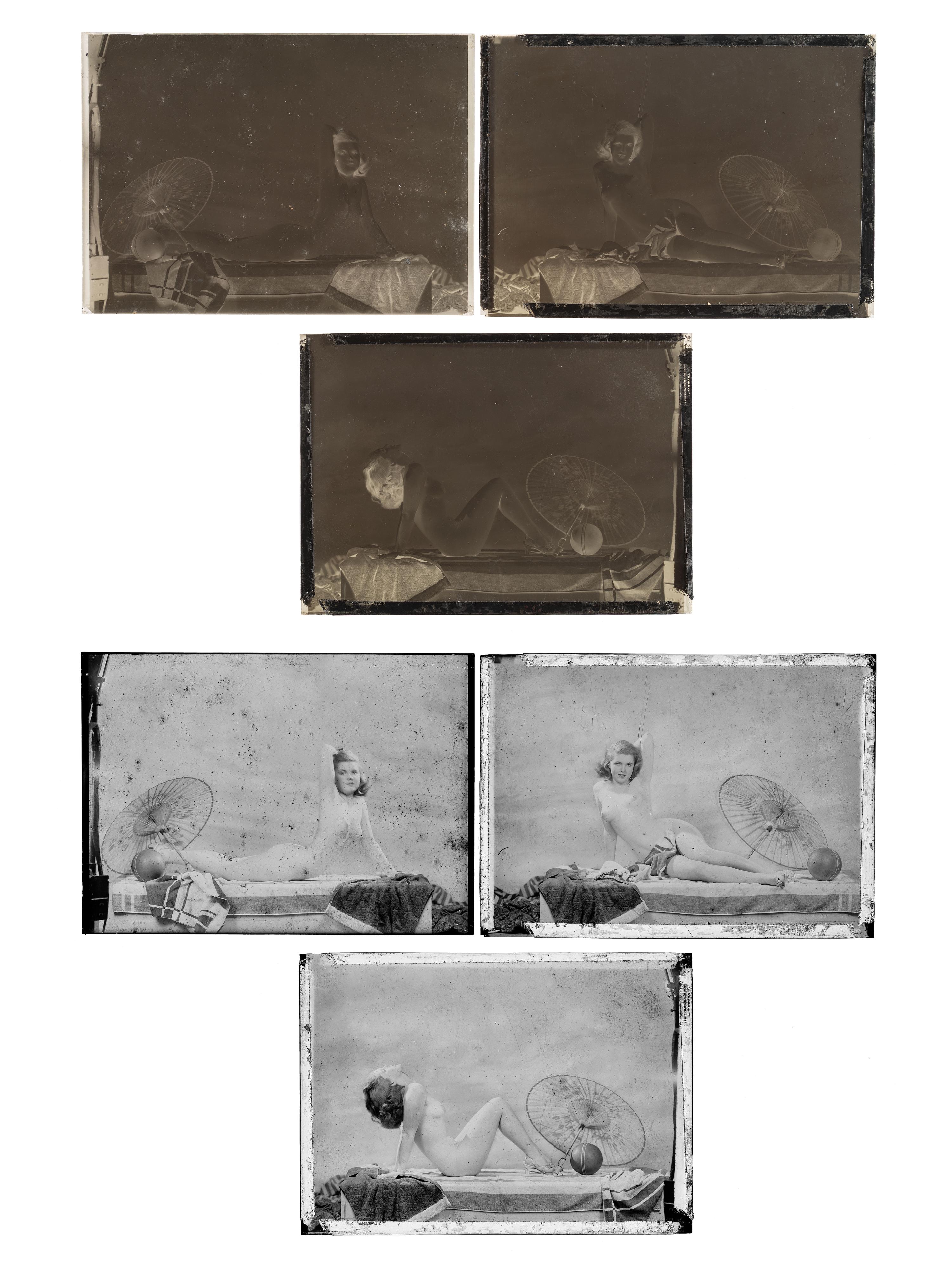 JOHNSTON, Alfred Cheney (1885-1971). Large photographic archive of glass negatives and prints. Ca 1910s-1920s.
