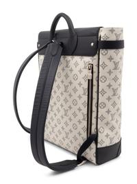 Louis Vuitton Limited Edition Chapman Steamer Backpack in Monogram Savane Dune Coated Canvas with Rhino Print, Chapman Brothers, Spring Summer 2017