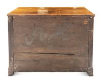 An Empire Part Ebonized Walnut Commode
