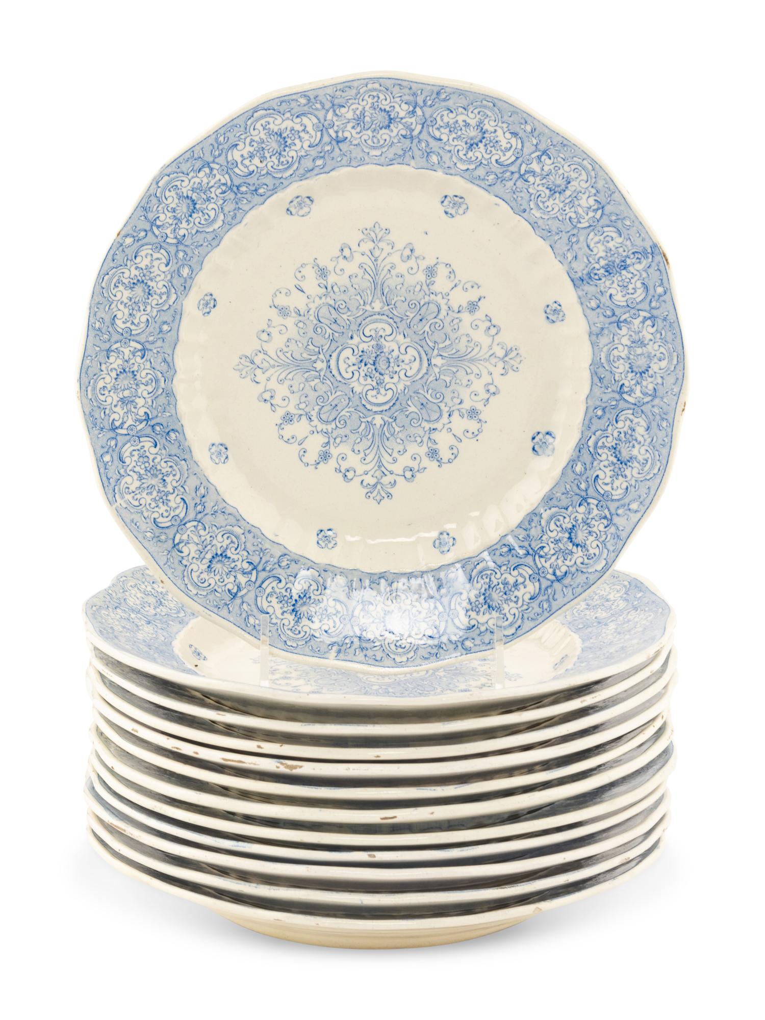 A Rare Herend Faience Dinner Service