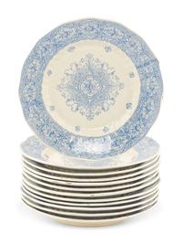 A Rare Herend Faience Dinner Service