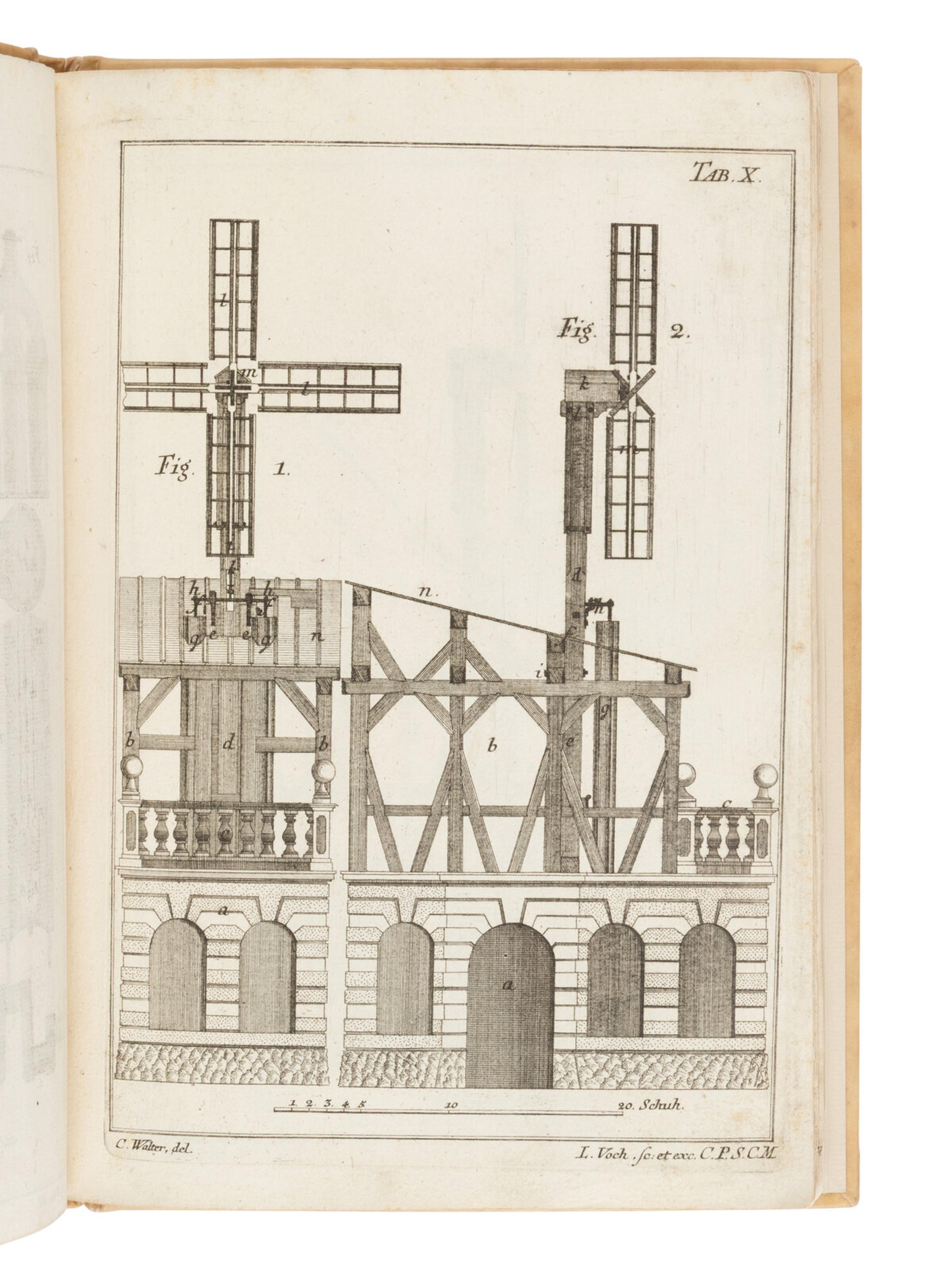 [SCIENCE & TECHNOLOGY]. WALTER, Caspar (1701-1769) and Lucas VOCH (1728-1783). Architectura Hydraulica ober: Anleitunng zu denen Brunnenkunsten. Augsburg: Späth, 1765.