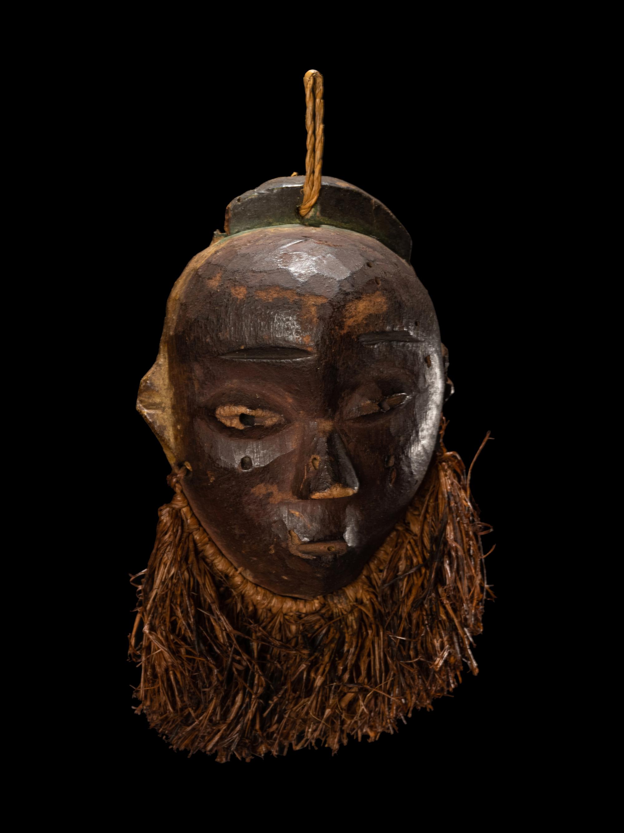 A Pende Wood Miniature Mask