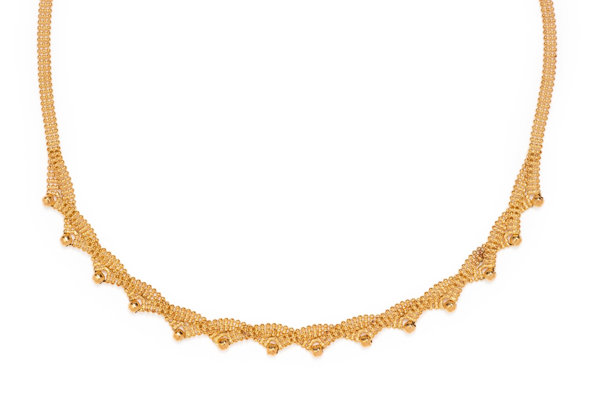 YELLOW GOLD NECKLACE