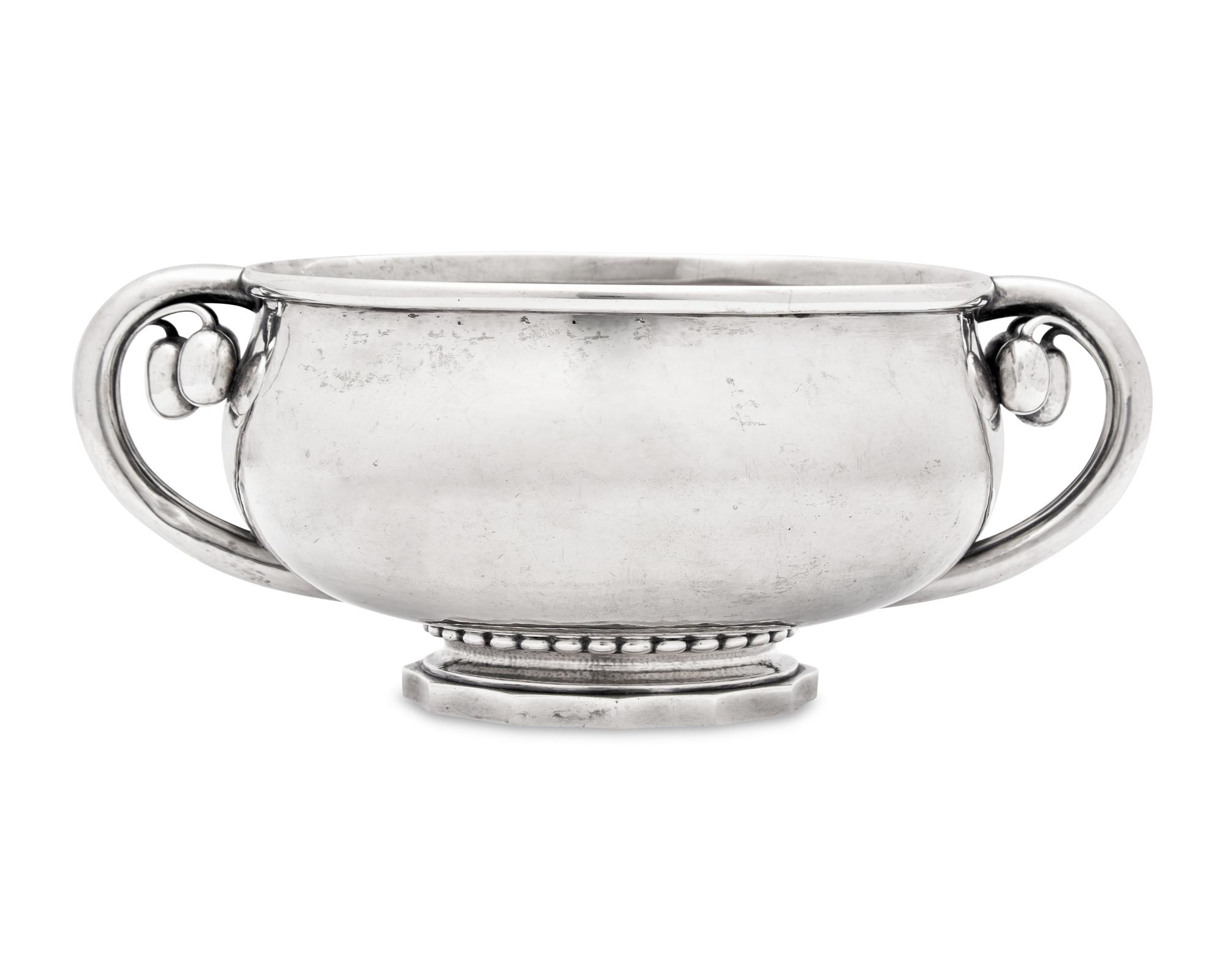 A Georg Jensen Silver Centerpiece Bowl