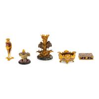 A Group of Continental Table Ornaments