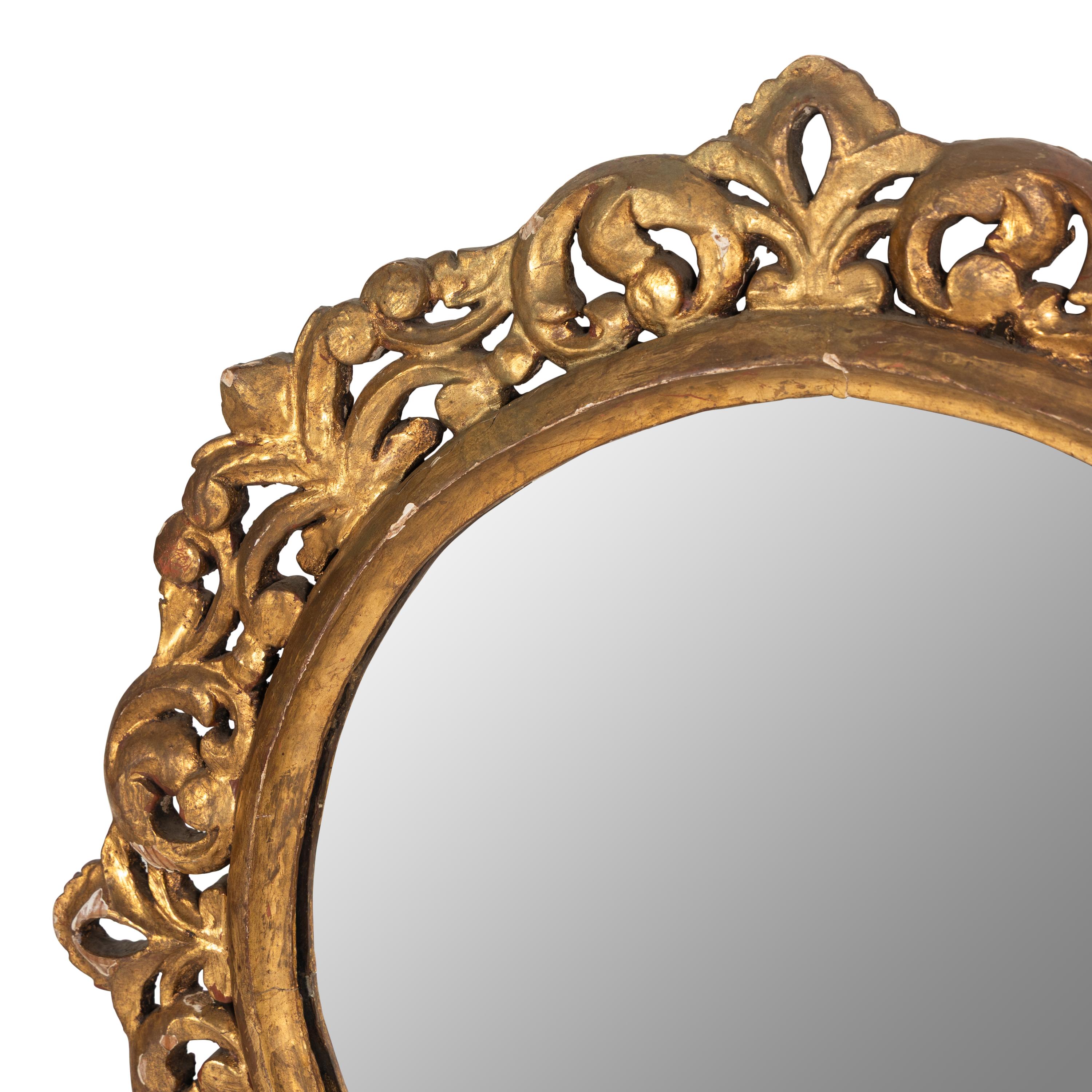 A Pair of Continental Giltwood Mirrors