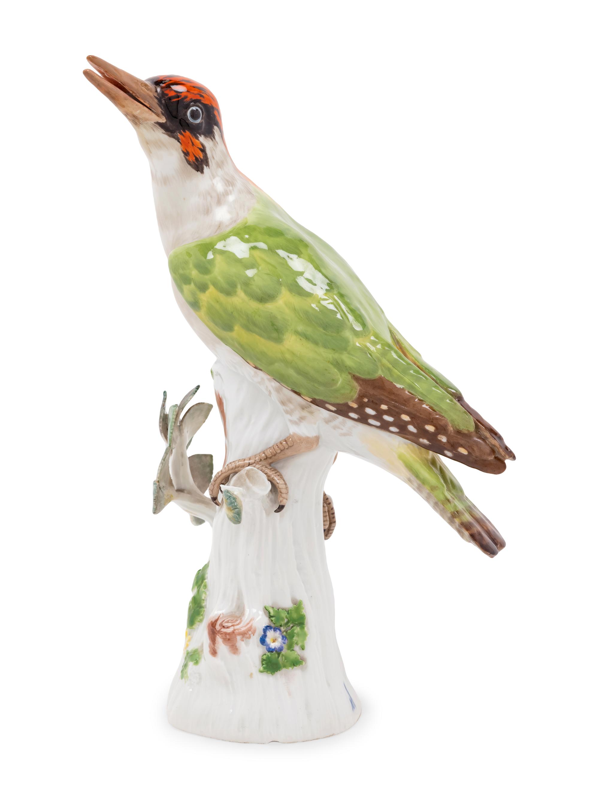 A Meissen Porcelain Bird Figure