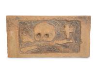 An Italian Terracotta Memento Mori Tomb Plaque — POSSIBLY 17TH/18TH CENTURY