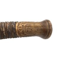 Ames Model 1850 Foot Officer's Sword with Scabbard Throat Inscribed to Captain Samuel Hubbard from the National Blues