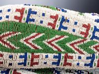Sioux Fully Beaded Buffalo Hide Moccasins