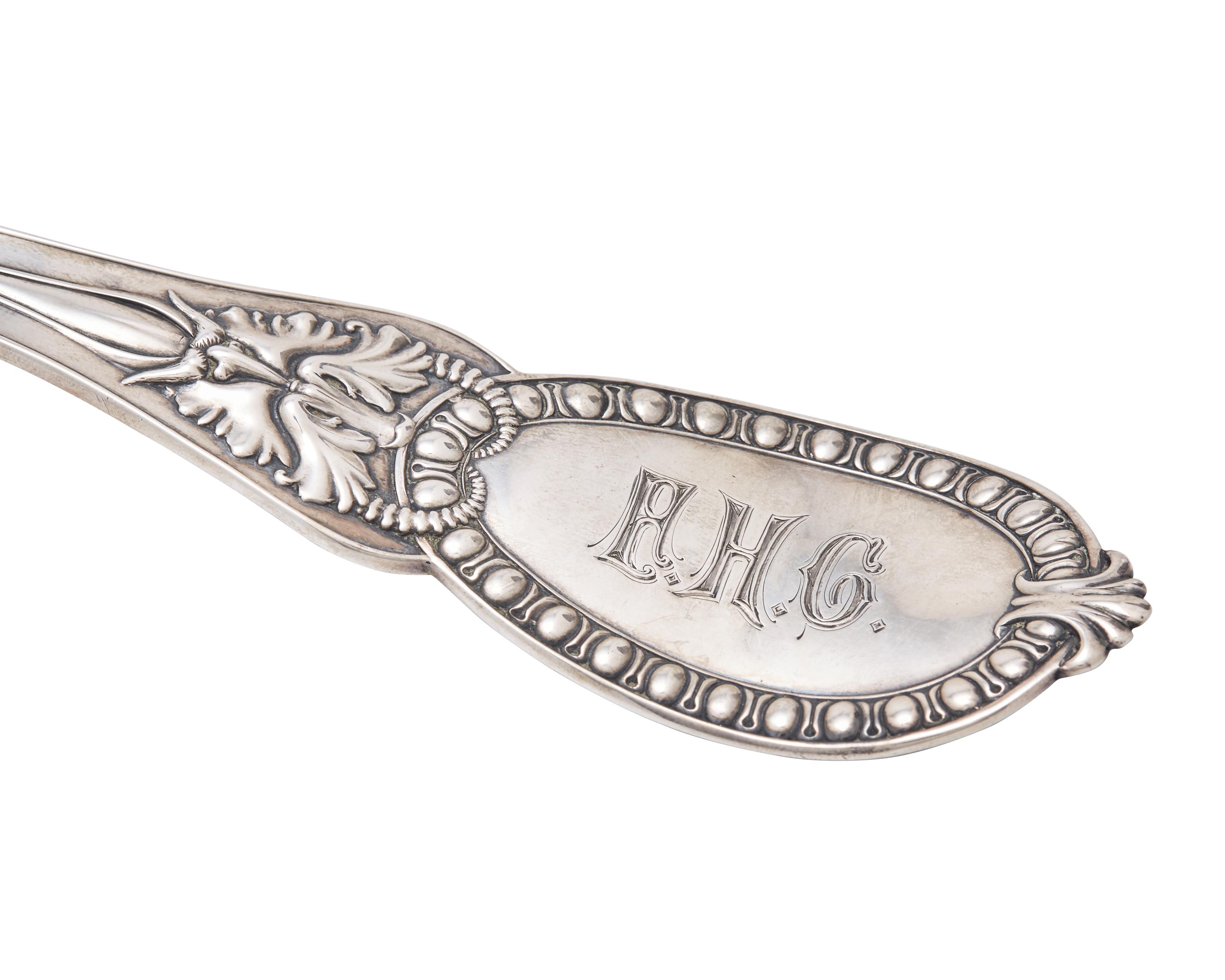 A Silver Presentation Cup and Sterling Silver Ladle Made for Admiral Francis H. Gregory (1789-1866)