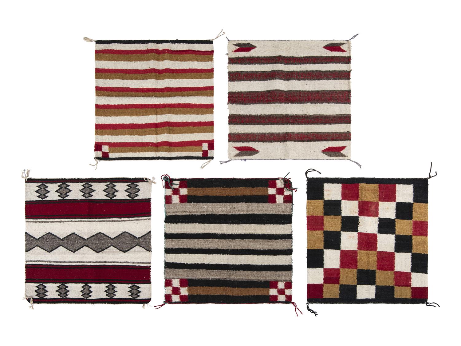 A Group of Single Saddle Blankets