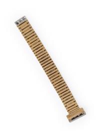 YELLOW GOLD AND DIAMOND ADJUSTABLE BUCKLE RING