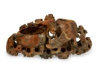 Three Chinese Hardstone Articles